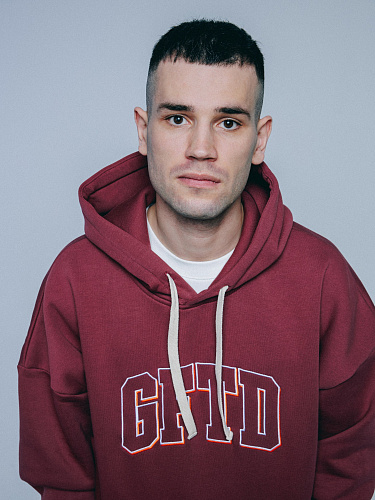 Худи "GIFTED78" 25 GFTD 752 бордовый Худи "GIFTED78" 25 GFTD 752 бордовый