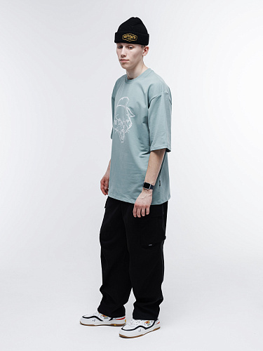 Футболка GIFTED78 25 CAT 757 зеленый Футболка GIFTED78 25 CAT 757 зеленый