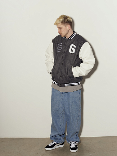 Бомбер GIFTED78 23/501 RICH серый Бомбер GIFTED78 23/501 RICH серый