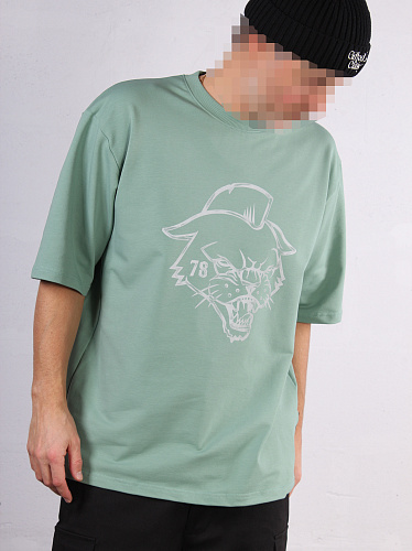 Футболка GIFTED78 25 CAT 757 зеленый Футболка GIFTED78 25 CAT 757 зеленый