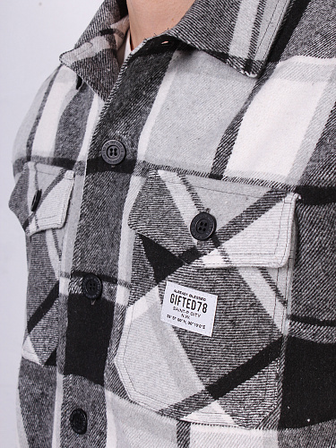 Рубашка GIFTED78 BRO/740 черно-белый Рубашка GIFTED78 BRO/740 черно-белый