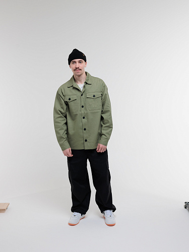 Рубашка GIFTED78 656 DENIM-BRO оливковый Рубашка GIFTED78 656 DENIM-BRO оливковый