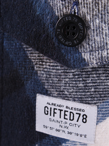 Рубашка GIFTED78 BRO/739 синий Рубашка GIFTED78 BRO/739 синий