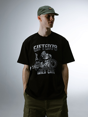 Футболка GIFTED78 CLS Biker 758 черный Футболка GIFTED78 CLS Biker 758 черный