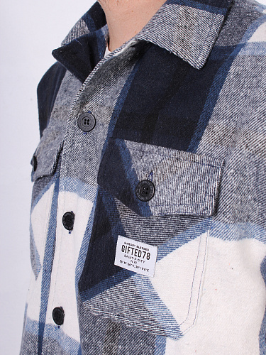 Рубашка GIFTED78 BRO/739 синий Рубашка GIFTED78 BRO/739 синий