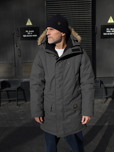 Куртка GIFTED78 FW26/POLAR 856 серый Куртка GIFTED78 FW26/POLAR 856 серый