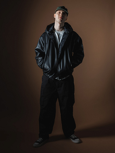 Куртка GIFTED78 26/810 HOMEBOY leather черный Куртка GIFTED78 26/810 HOMEBOY leather черный