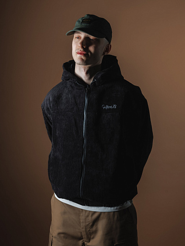 Куртка GIFTED78 26/808 HOMEBOY vlvt черный Куртка GIFTED78 26/808 HOMEBOY vlvt черный