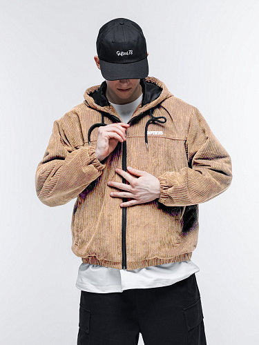 Куртка GIFTED78 26/807 HOMEBOY vlvt бежевый Куртка GIFTED78 26/807 HOMEBOY vlvt бежевый