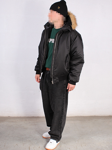 Куртка GIFTED78 FW26/PILOT 855 черный Куртка GIFTED78 FW26/PILOT 855 черный