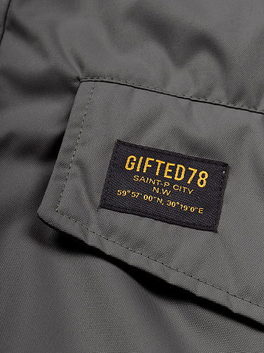 Куртка GIFTED78 FW26/POLAR 856 серый Куртка GIFTED78 FW26/POLAR 856 серый